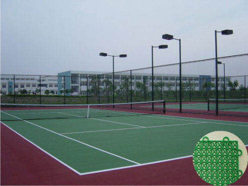 Environmental-friendly Sport Court Floor, Vinyl / Pp Floors, Interlocking Gym Flooring