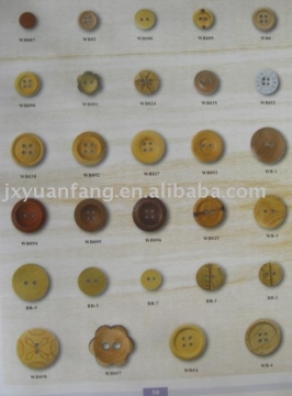 wood buttons