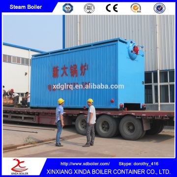 10 Ton 10000kg Steam Boiler Dual Drum Automatic Chain Grate High Efficiency Biomass Woodchips or Coal multi fuel fired