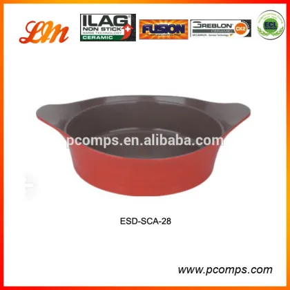 2015 Latest Korean Diecasting Aluminum-Casserole Electric Teflon Non-stick Casserole On Sale