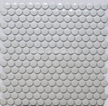 Penny glass round mosaic tile,swimming pool tile STA5001