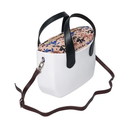 White hobo travel designer shoulder crossbody handbag