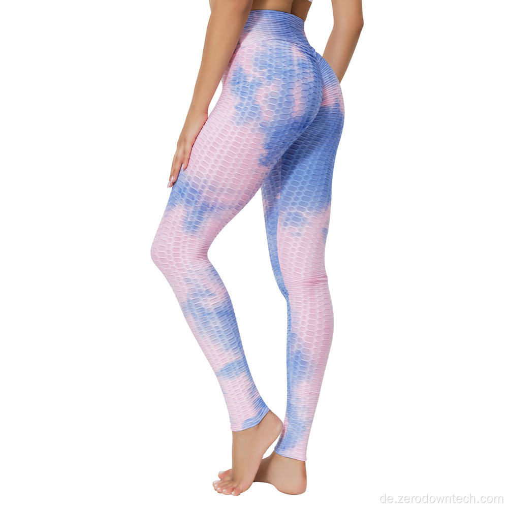 Sport Leggings mit Wabenmuster