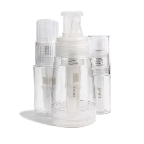 35 ml 60 ml 80 ml 100 ml 140 ml 180 ml in plastica vuota Cleor secco a polvere a polvere Contenitore