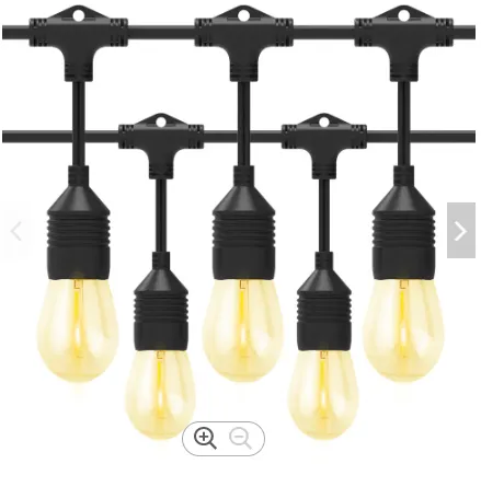 Wholesale 48FT Dimmable Outdoor Bulb String Lights for Wedding Ceiling