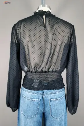 Polyester chiffon printed shirt