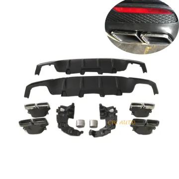 GLE63 Rear Bumper Diffuser Auto Replacement Parts for Mercedes Benz GLE Class W166 2015-2018