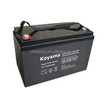 Factory Economic 110ah 12V Deep Cycle Gel Boat Battery