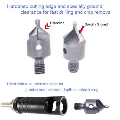 Degree hss haste roscada Micro Stop Countersink