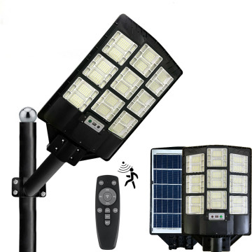 300W Solar Street Light with 666pcs LED, High Brightness, Motion Sensor, Outdoor Yard Lamp