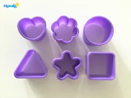 Plastic 6pcs Mini Cookie Cutter Set