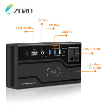 Zoro Ucuz Fiyat Stoku: DC12V Güç Bankası - Kablosuz Şarjlı Taşınabilir Elektrik Planları