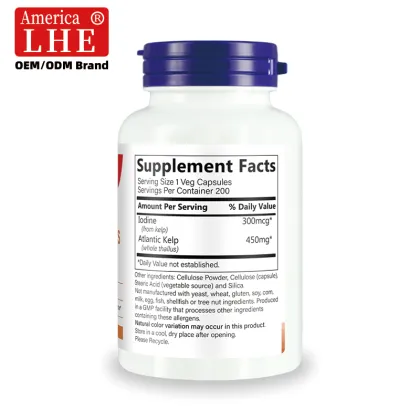 Shecome Kelp Capsules Supports Healthy Thyroid Function