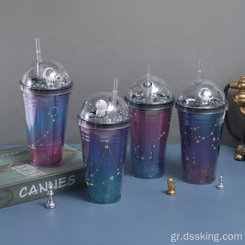 Creative Cup Double Constellation με άχυρο