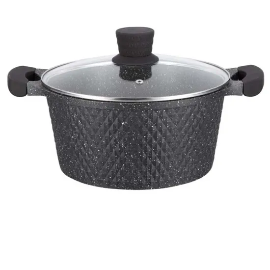 High Quality Diamond Design Non-Stick Cookware Sets