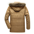 Veste bouffante de manteau d'hiver pour hommes épaissis chaud