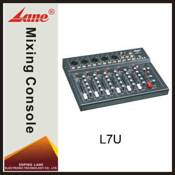 Lane L7U 7 channel professional mini usb audio mixer