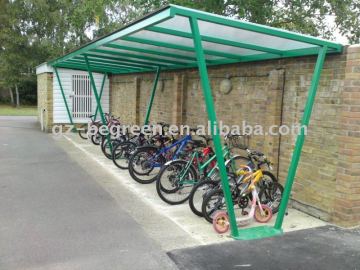 Waterproof clear polycarbonate transparent roofing sheet for car canopy