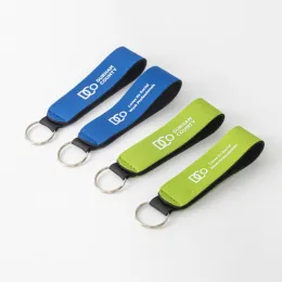 Dye Sublimation Neoprene Wristlet Keychain