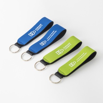 Chaveiro com pulseira de neoprene para sublimação de tinta