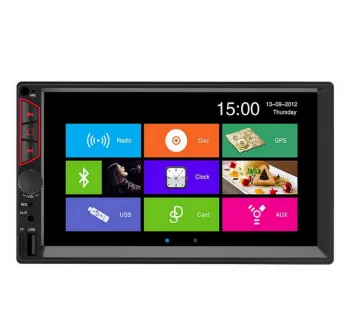 Car audio player with customizable logo