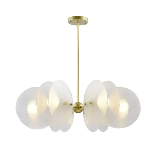 INSHINE Round Flat Drop Pendant Light