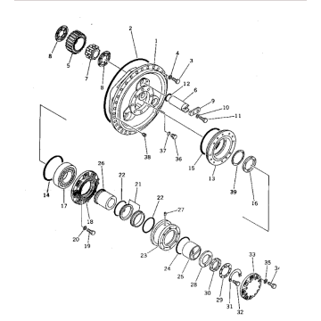 Year-round supply of mining bulldozer parts, D355-3C housing 195-27-12155