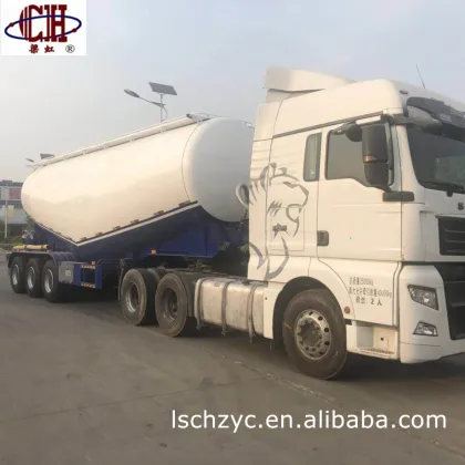 Changhong Brand Pneumatic Dry Bulk Cement Transport Tanker Semi Trailer