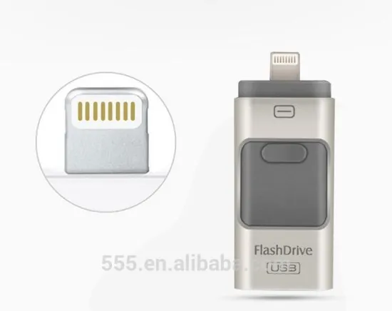 Newest otg usb Flash Drive HD U-Disk Micro USB interface 3 in 1 for Android/iPhone 5/6/5s/6Plus iPad iPod/PC/MAC