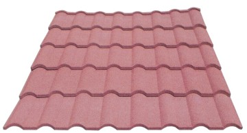 Stone Chips Coated Metal Roof Tile