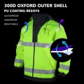 ANSI/ISEA CLASS 3 Schwarzer unterer Sichtbarkeit Jacke