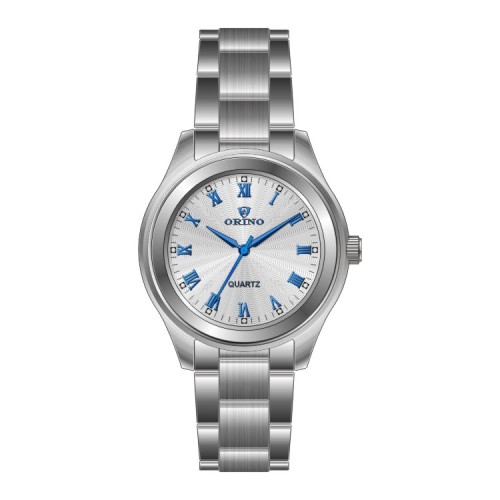 Roman Numeral Engraved Dial Women's Watch