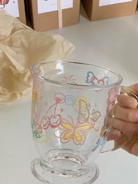 Butterfly and Flower Glass Dinnerware Collection