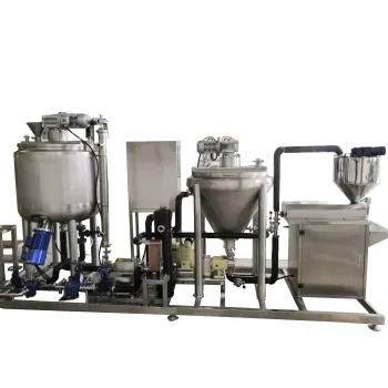 1000KG/D Sugar-free Condensed Milk Processing Equipment for Dairy Plant