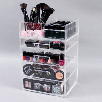 Große Acryl-Make-up-Organizer-Schubladen