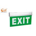 Exit sign with 3.6V Ni-Cd battery