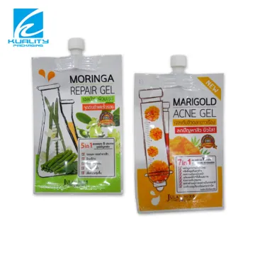 Custom Printed Aluminum Foil Seal Facial Mask Packaging Bags