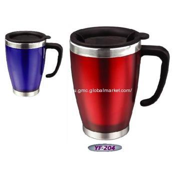 SS inner, Top and Bottom Stainless Steel Mug