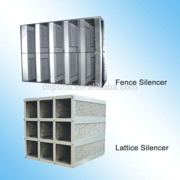 Aluminum foam muffler for exhaust port (Noise reduction, shock absorption and easy cleaning)