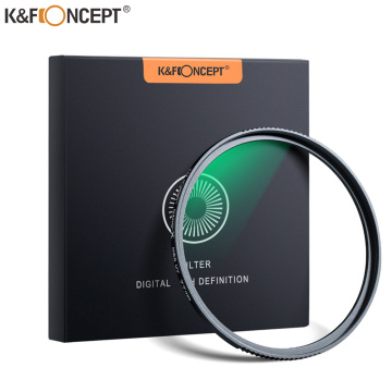 K&F CONCEPT UV Filter Lens MC Ultra Slim Optics with Multi Coated Protection 52mm 55mm 58mm 62mm 67mm 72mm 77mm 82mm