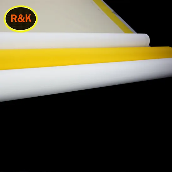 120 Micron Plain weave white color monofilament woven nylon mesh