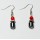 Hematite Earring with silver color finding