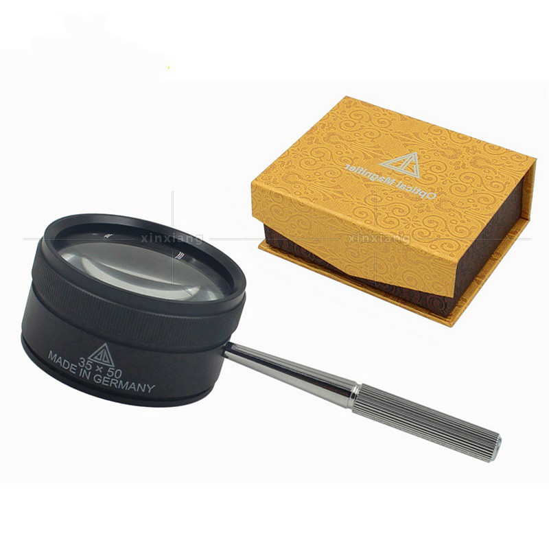 Mini Pocket Folding Loupe 6x Loupe Foldable Leather Loupe Loupe Jewelry