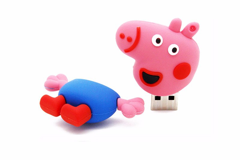 محرك فلاش USB الخنزير الكرتون