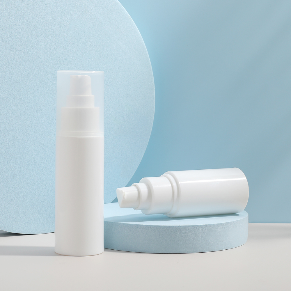50ml 80ml 100ml Plastic Round Airless Lotion Bottles