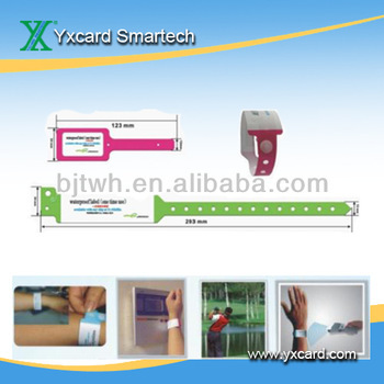 Paper Single Use Wristband/RFID Smart Wristband