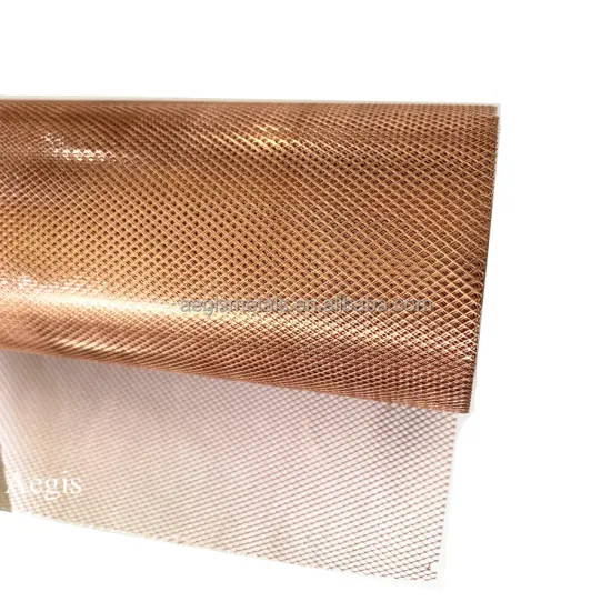 Ultra Thin Copper Expanded Mesh for EMI/RFI Shielding (1.2x1.5mm & 0.5x0.8mm Micro Hole)
