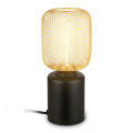 Modern Wire Mesh Table Lamp Black