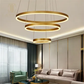 Classic Ring Design Acrylic Energy Saving Pendant Lamp
