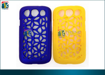 Birds Nest  Samsung Galaxy Protective Cases Yellow , Blue Rubberized Pc Hard For Samsung Galaxy S3